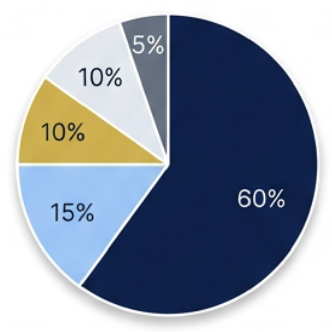 Wachstum Portfolio Aufteilung